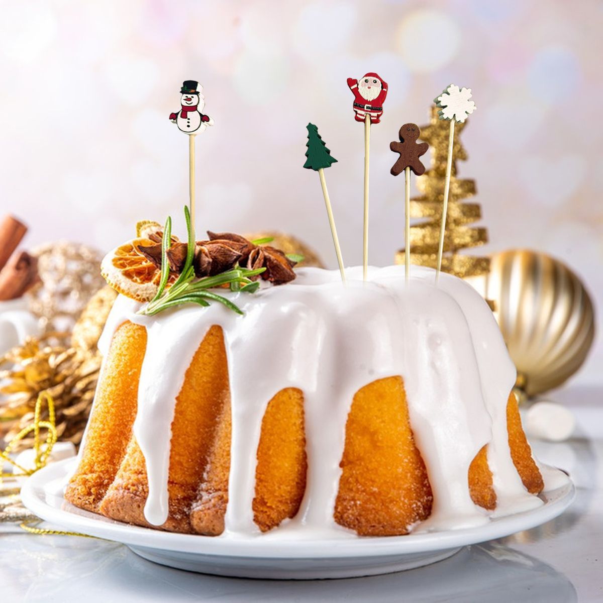 Christmas Food and Drink Picks - 100 count (12.5 cm)