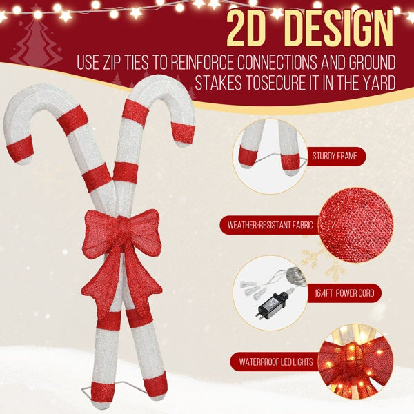 Christmas Candy Cane Decoration