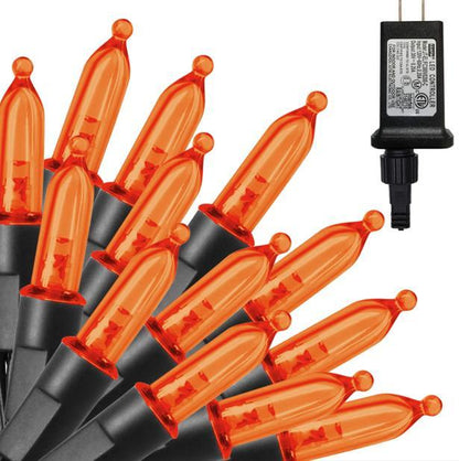Orange Halloween Fairy Lights (99ft)