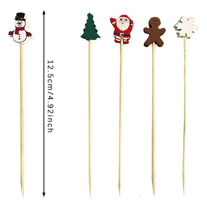 Christmas Food and Drink Picks - 100 count (12.5 cm)