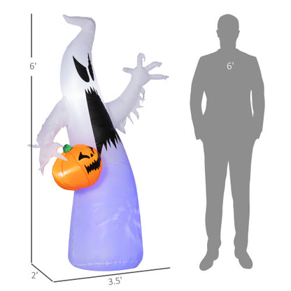 Inflatable Halloween Ghost Blow Up (6ft)